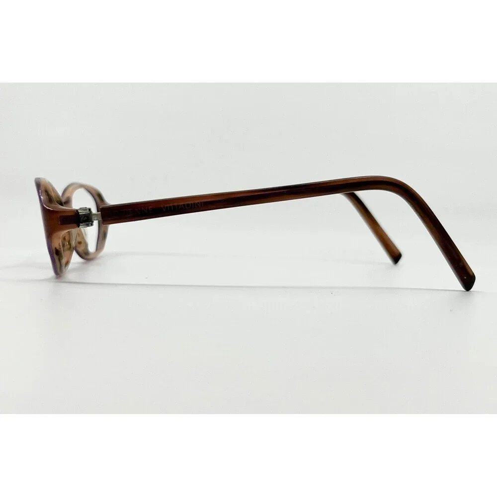 Adrienne Vittadini Eyeglasses Womens Brown AV7023 637 Oval Frames 53-15-140